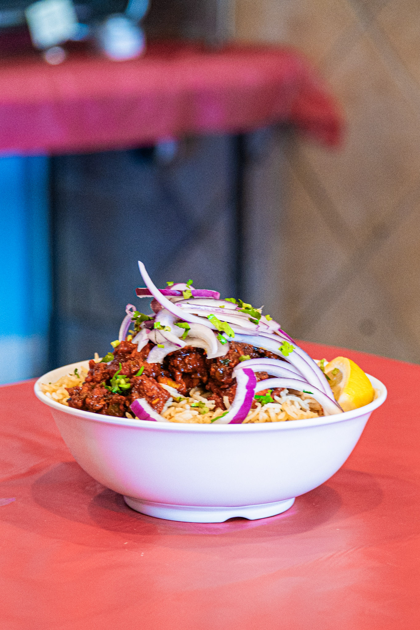 Lamb biryani â€” AHA South Indian Cuisine commercial food shoot
