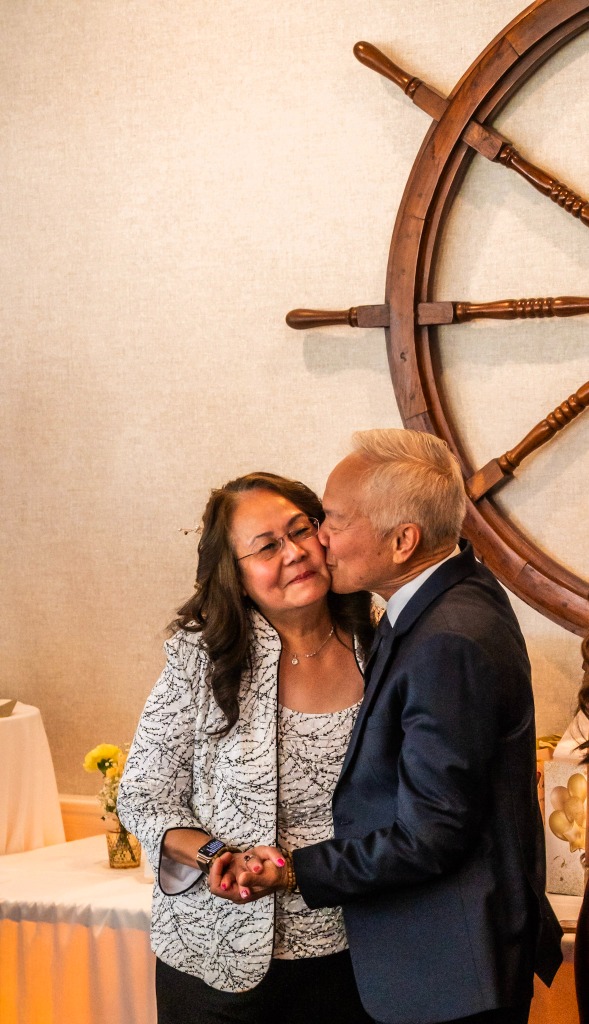 Couple at event